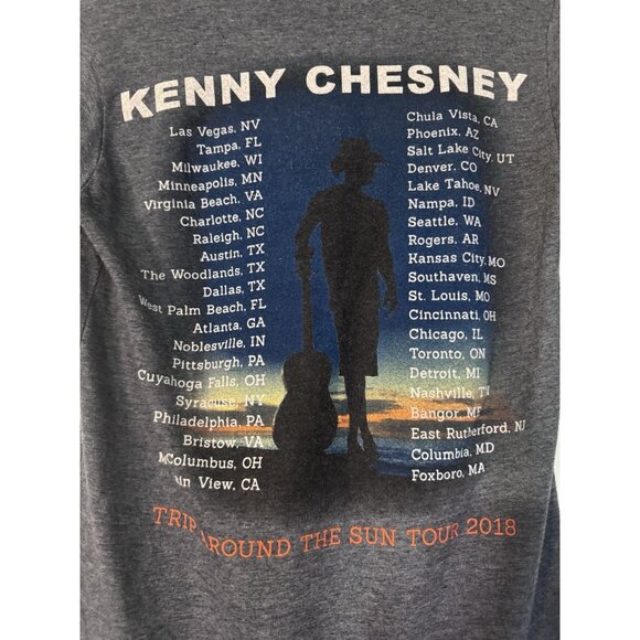 2018 Kenny Chesney Tour Concert Merch Shirt  Tshirt trip around the sun *read* - Picture 5 of 7